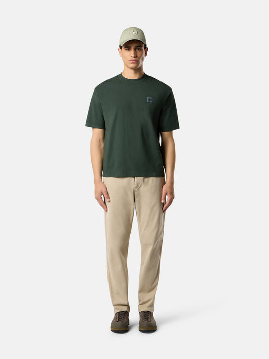 3100037 STRETCH ORGANIC BROKEN TWILL COTTON 'OLD' EFFECT