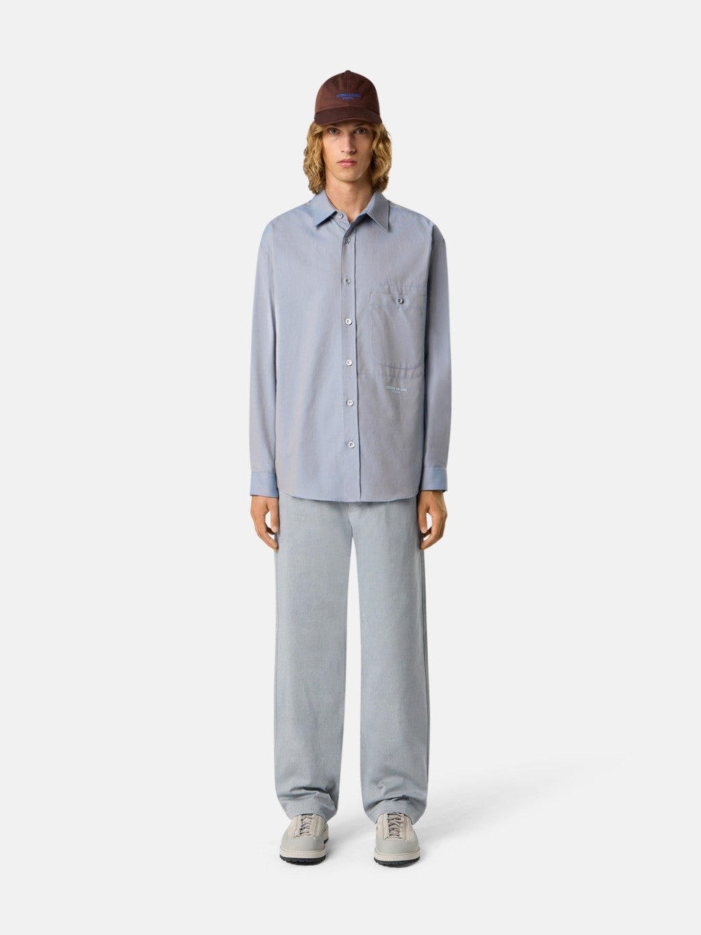 1100003 ORGANIC OXFORD COTTON_STONE ISLAND MARINA