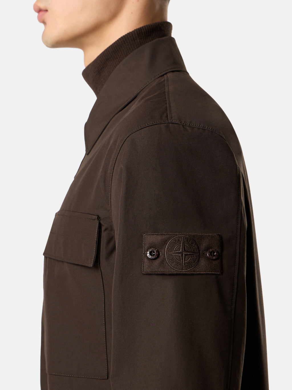 1200018 WEATHERPROOF COTTON CANVAS_STONE ISLAND GHOST