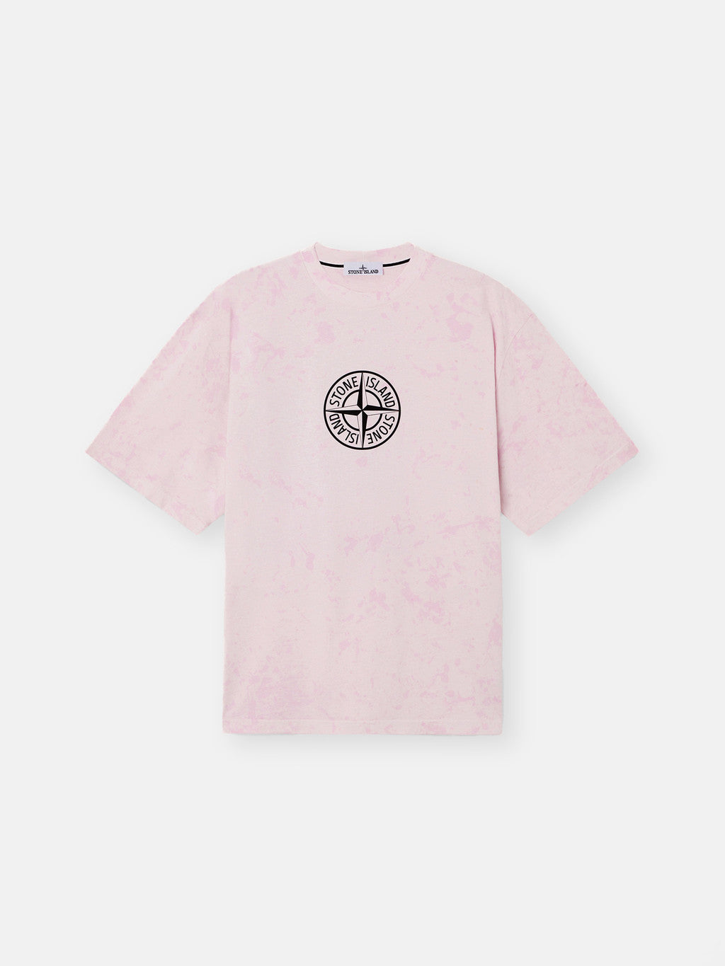 2100021 COMBED ORGANIC COTTON JERSEY 'PAINTBALL' TREATMENT