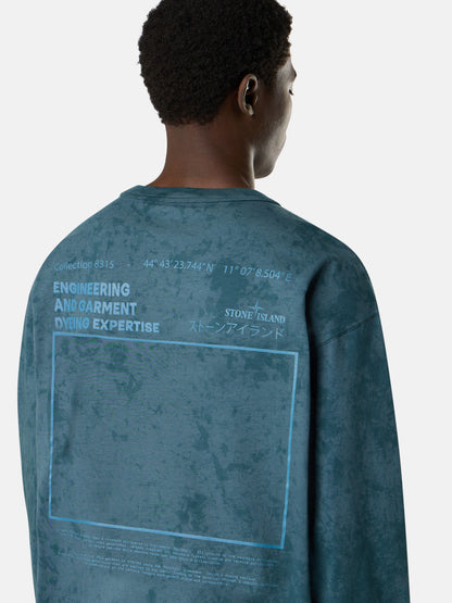 2100024 COMBED ORGANIC COTTON JERSEY 'PAINTBALL' TREATMENT