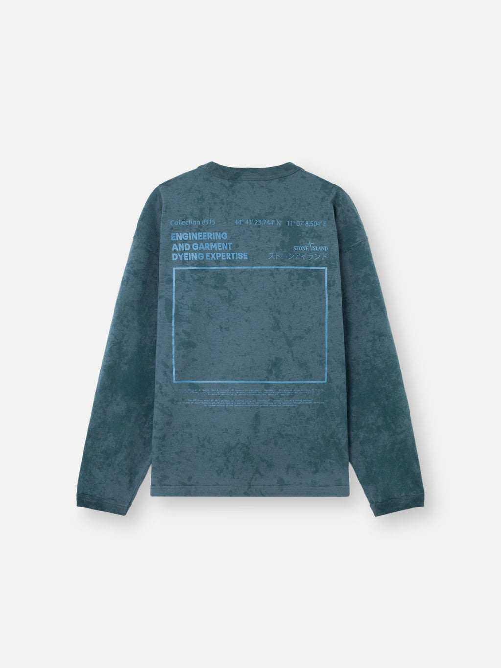 2100024 COMBED ORGANIC COTTON JERSEY 'PAINTBALL' TREATMENT