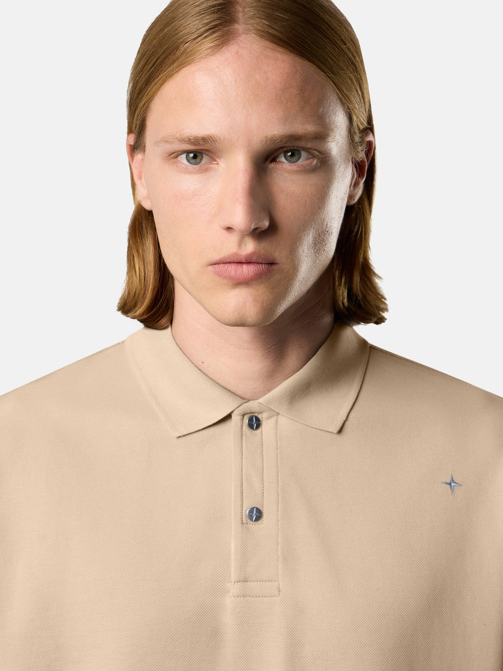 2200010 50/2 ORGANIC COTTON PIQU¨¦_STONE ISLAND STELLINA