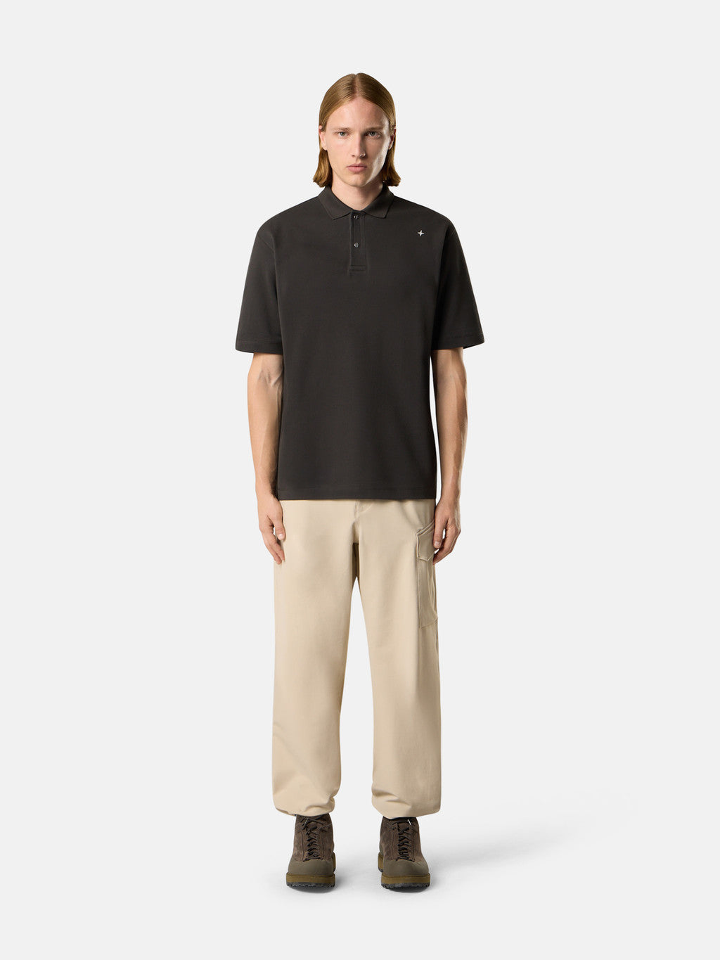 2200010 50/2 ORGANIC COTTON PIQUE_STONE ISLAND STELLINA