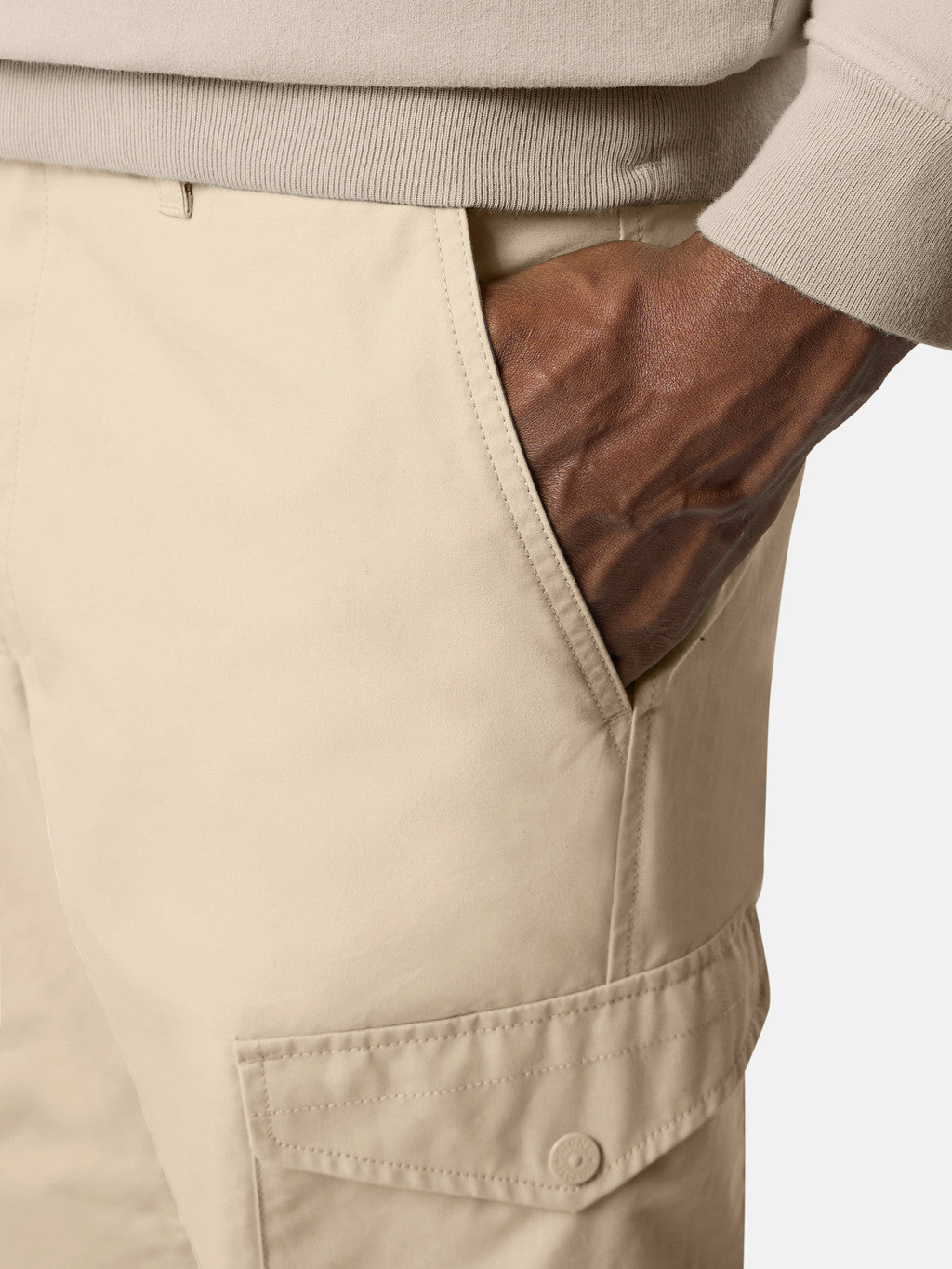 3100047 WEATHERPROOF COTTON CANVAS_STONE ISLAND GHOST