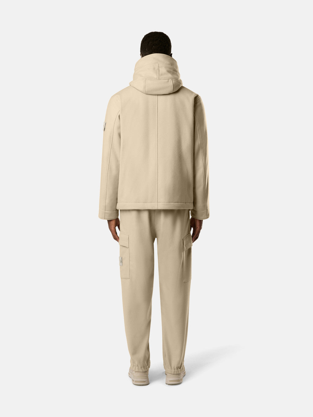 4100103 WOOL NYLON FLANNEL_STONE ISLAND GHOST