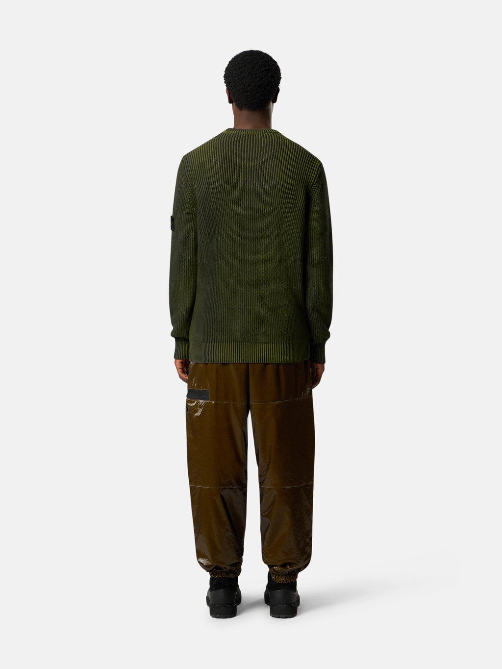 5100016 FISHERMAN'S RIB ORGANIC COTTON WITH TWO-COLOUR SPRAY