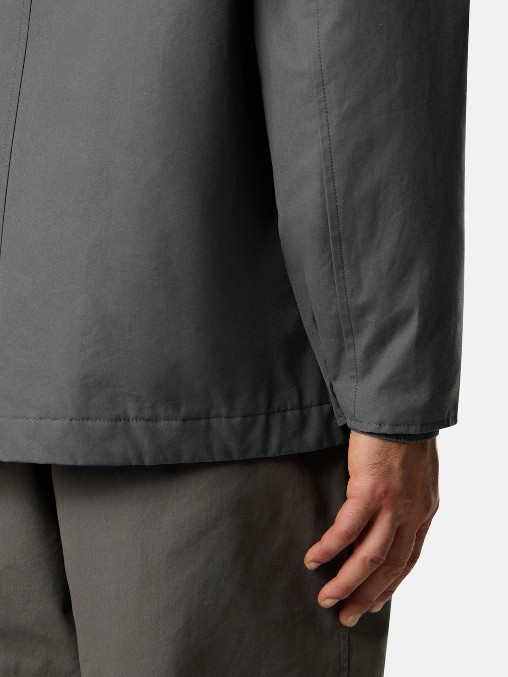 A100001 WEATHERPROOF COTTON CANVAS_STONE ISLAND GHOST