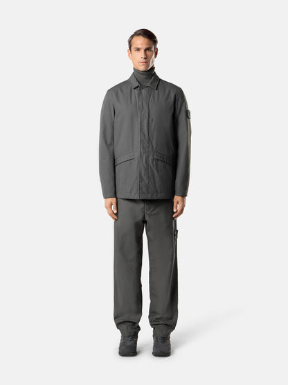 A100001 WEATHERPROOF COTTON CANVAS_STONE ISLAND GHOST