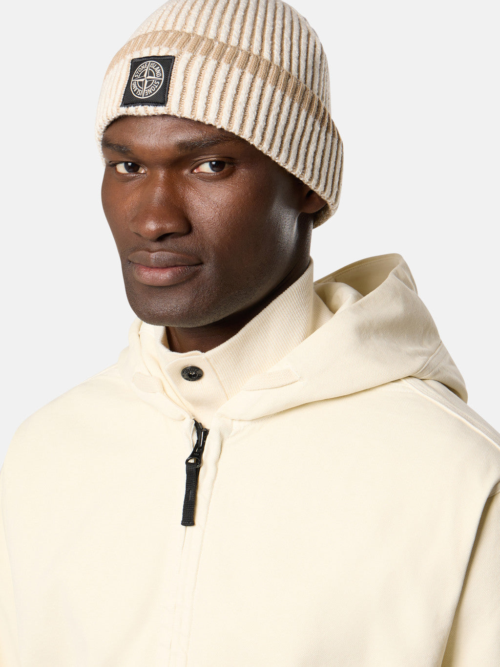 N100003 MIXED FABRIC VANISE FULL RIB RWS WOOL