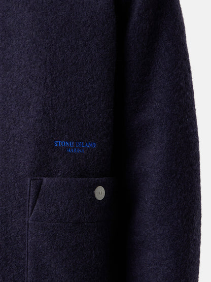 Q100020 FELTED WOOL POLYESTER_STONE ISLAND MARINA