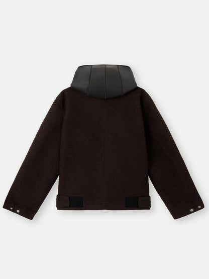 Q100021 FELTED WOOL POLYESTER_STONE ISLAND MARINA