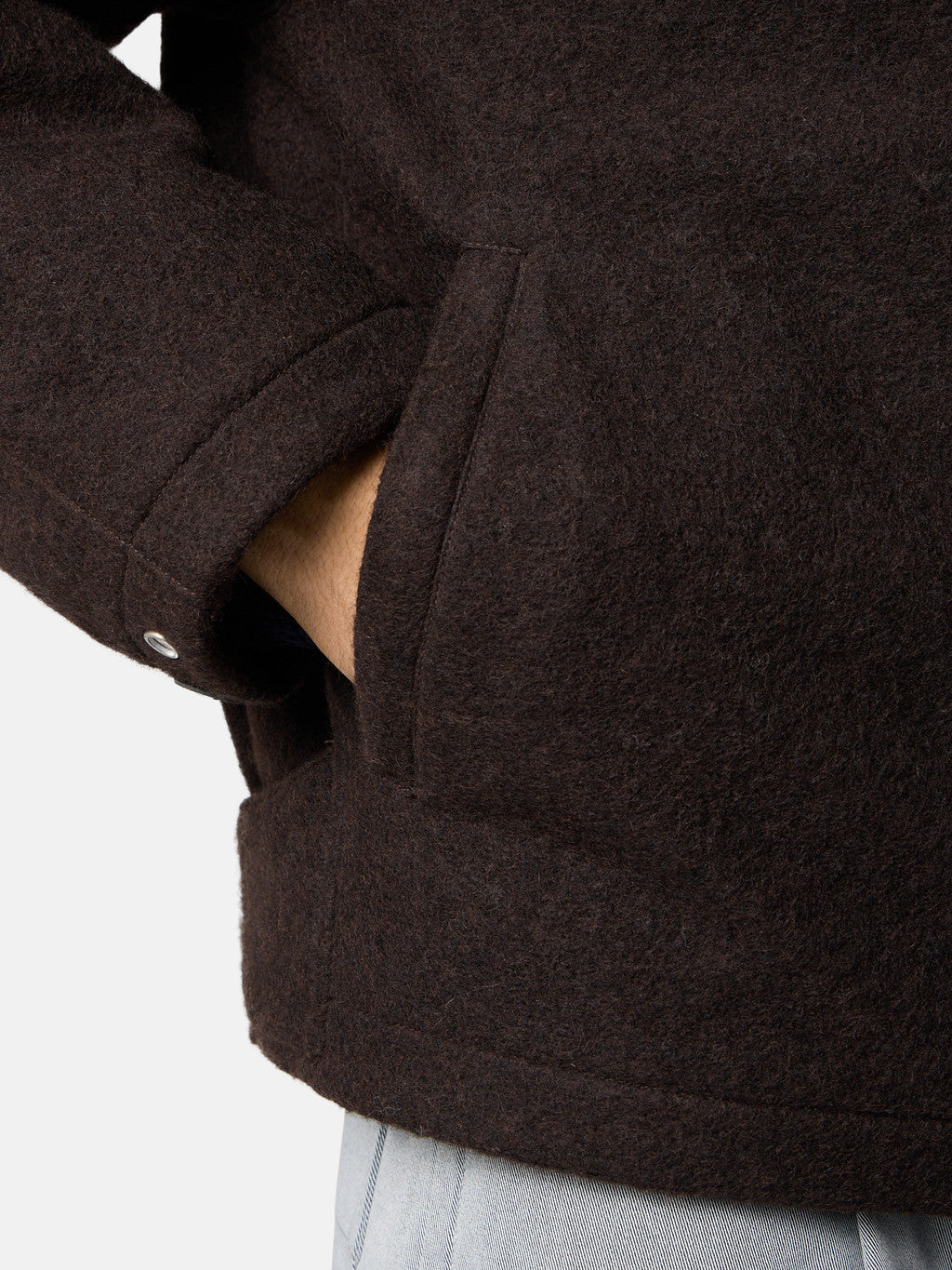 Q100021 FELTED WOOL POLYESTER_STONE ISLAND MARINA