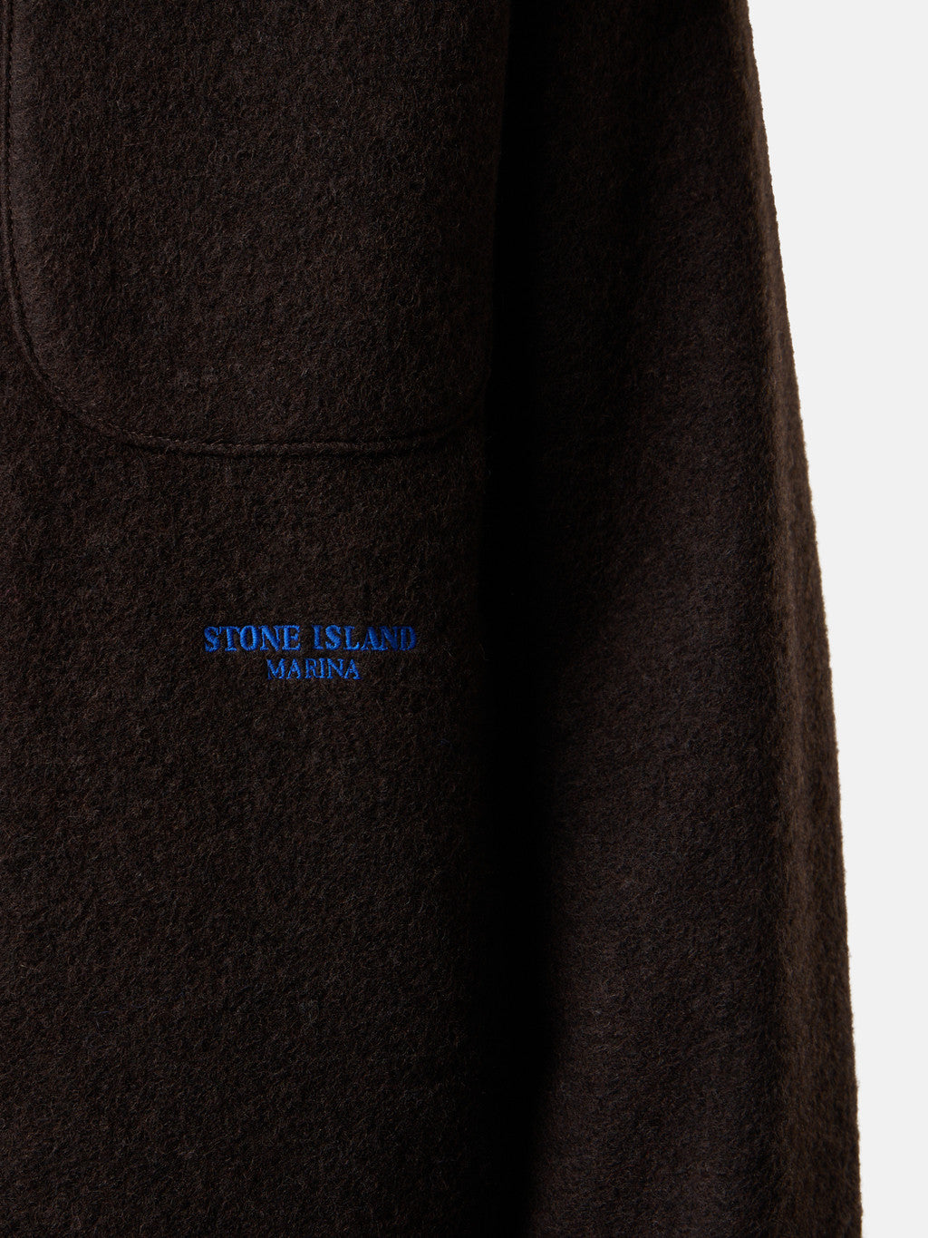 Q100021 FELTED WOOL POLYESTER_STONE ISLAND MARINA
